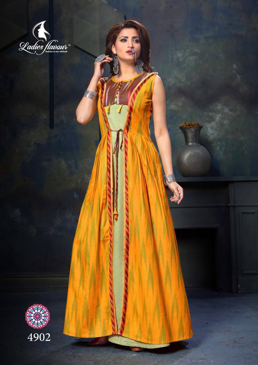Ram-Leela Vol-4 Ladies Flavour ikkat Cotton Kurti Ram-Leela Vol-4 Ladies Flavour ikkat Cotton Kurti